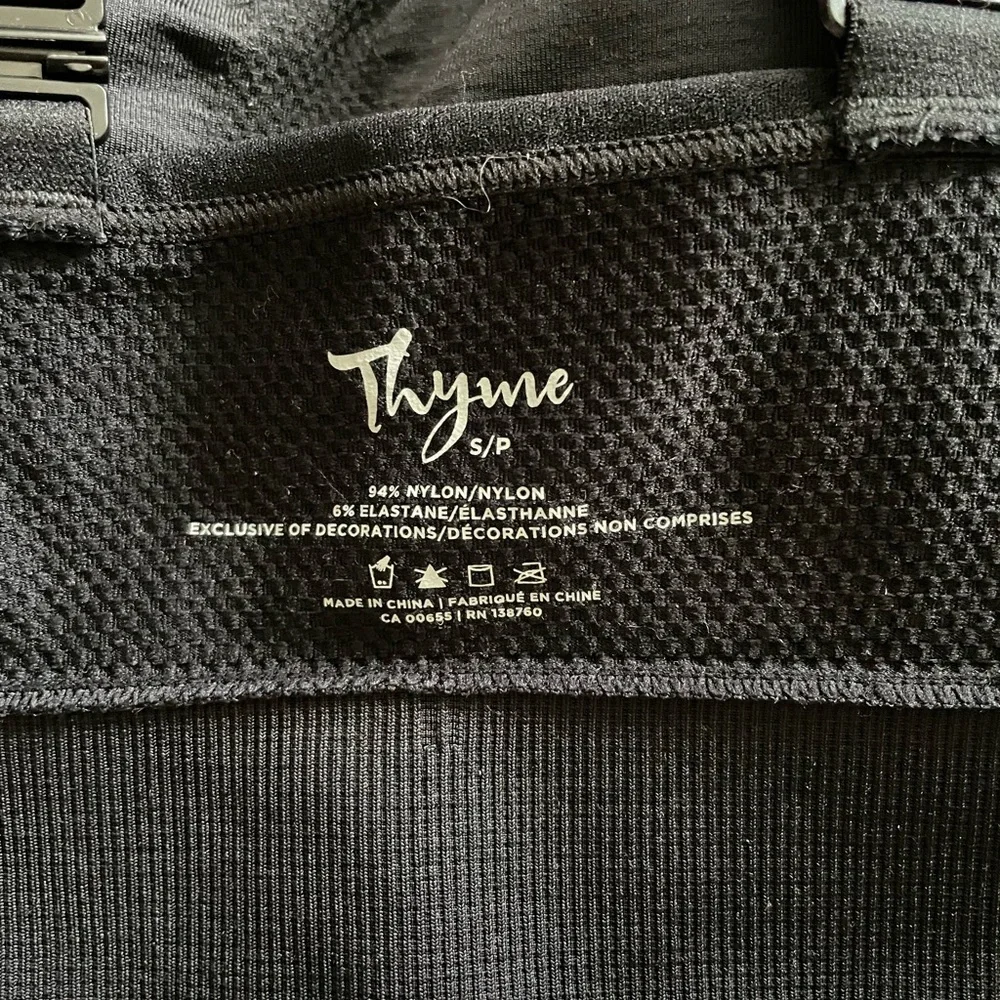Thyme maternity sport bra - black S - Picture 2 of 3